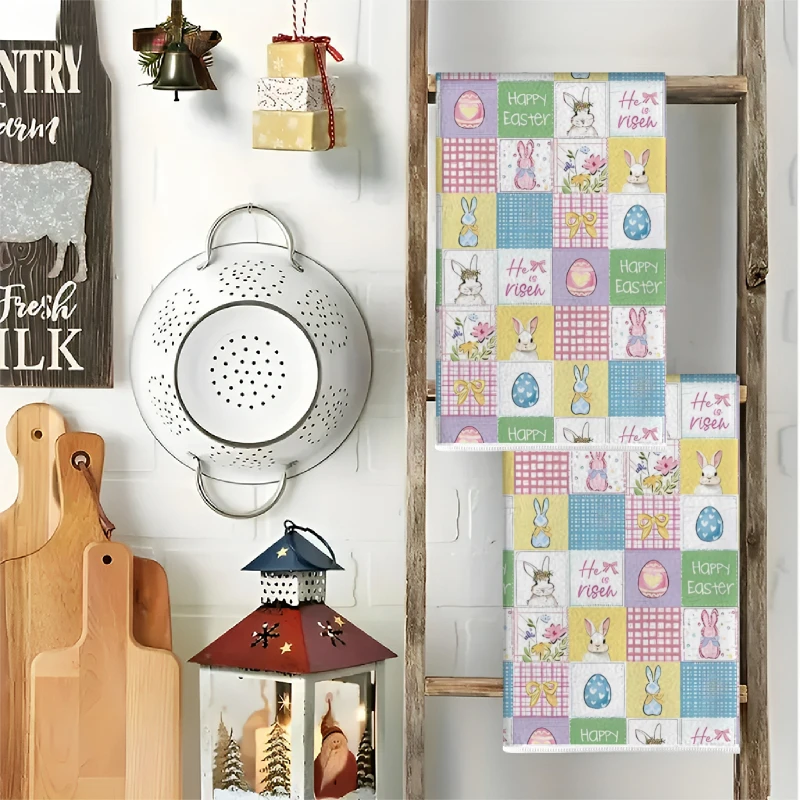 2 Stück, Oster-Küchentücher mi – Home Cooking Is The Best Bewertung und Preis