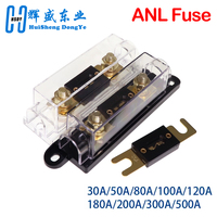 ANL Fuse Holder Bolt-on Fuse Automotive Fuse Holders Fusible Link with fuse 40A 60A 80A 100A 200A 250A 300A Fuses AMP