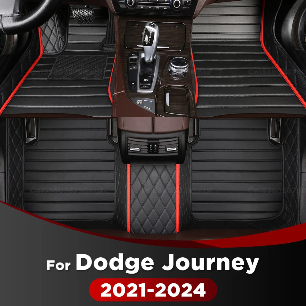 

Автомобильные коврики для Dodge Journey 2021-2024 23 22, автомобильные подушечки для ног, всепогодные коврики, напольные коврики, полный комплект, автомобильные коврики