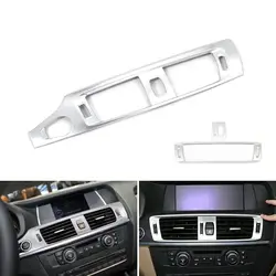 LHD For BMW X3 F25 2011 2012 2013 2014 2015 2016 2017 Car Central Air Condition Outlet Vent Frame Cover Trim Accessories
