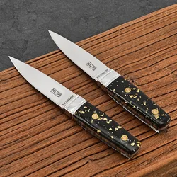 Small Straight KnifeOutdoor KnifeMongolian Meat Eating Pocket KnifeCarry-on Mini KnifeCamping and FishingSharp Fruit Knife