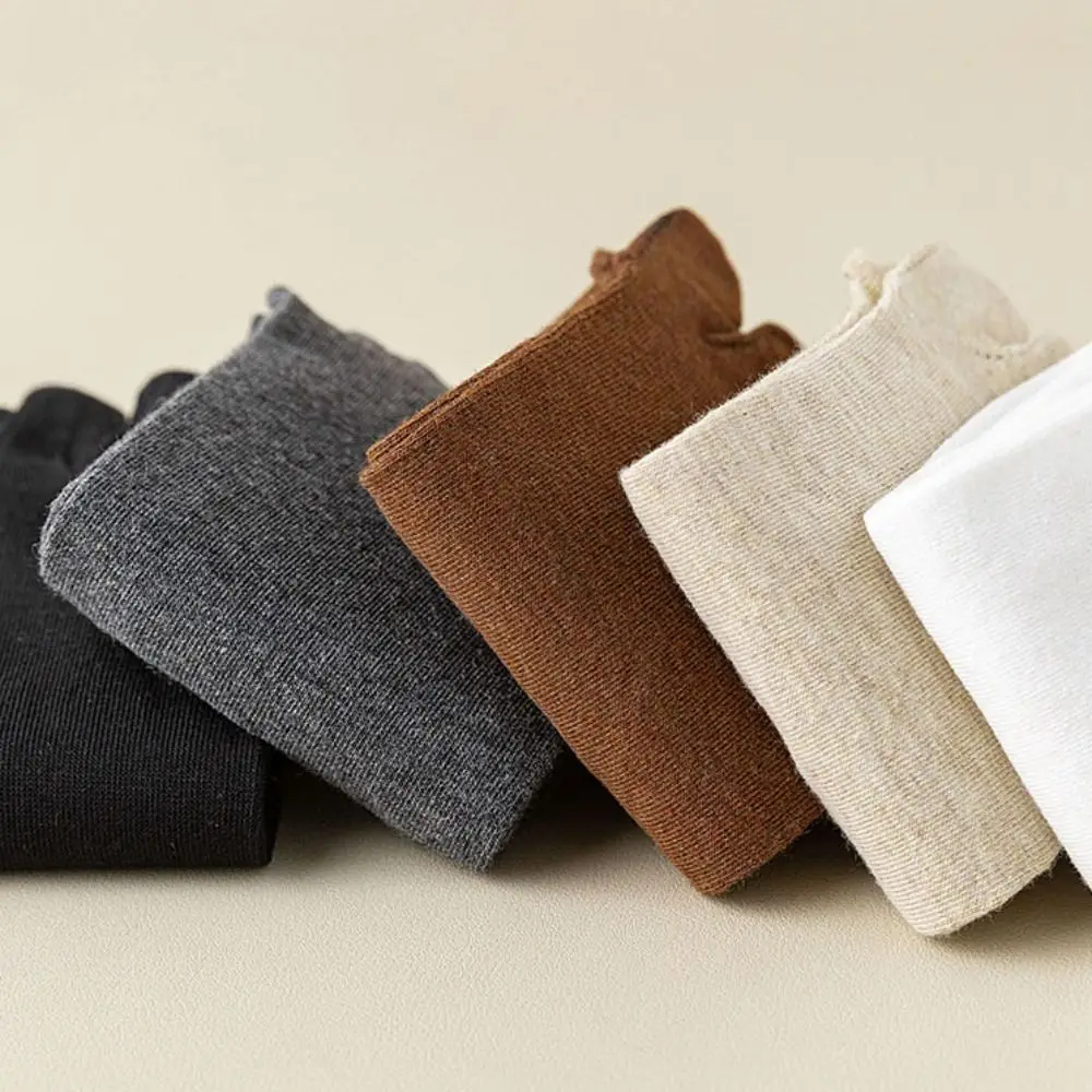 

Anti-slip Five Finger Long Socks Harajuku Solid Color JK Calf Stockings Hosiery Separate Toe Mid-tube Stocking Women