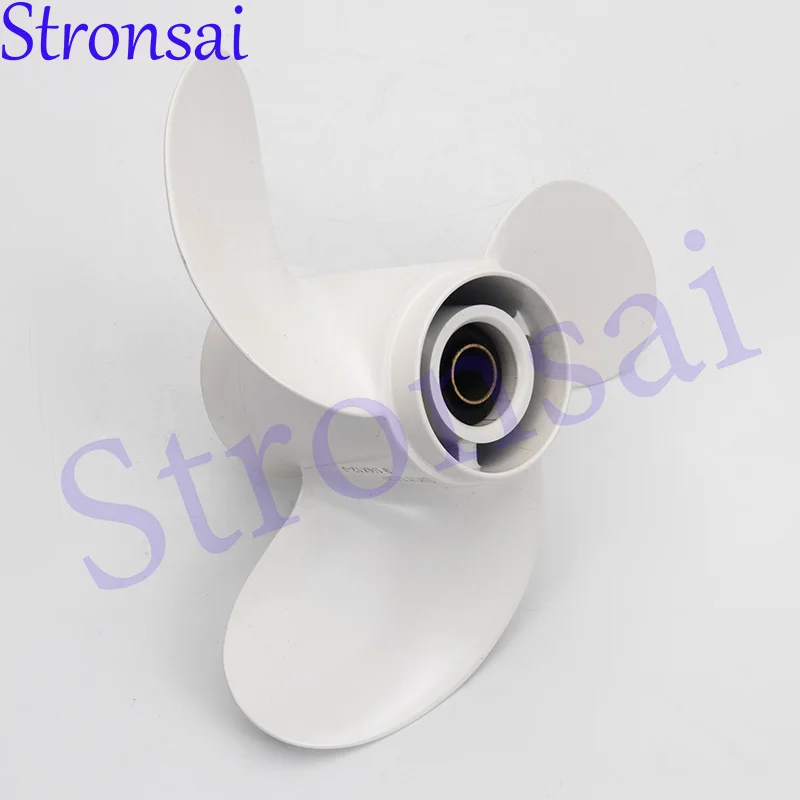 

683-45941-00-EL Propeller 9 1/4 X 12 For Yamaha 9.9-15Hp Aluminum 8 Spline Teeth Boat Engine 683-45941 Replaces Parts