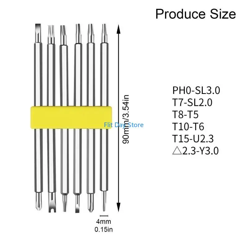 F92C 12 in 1 sterke magnetische schroevendraaier Zet platte schroevendraaierschroevendraaier