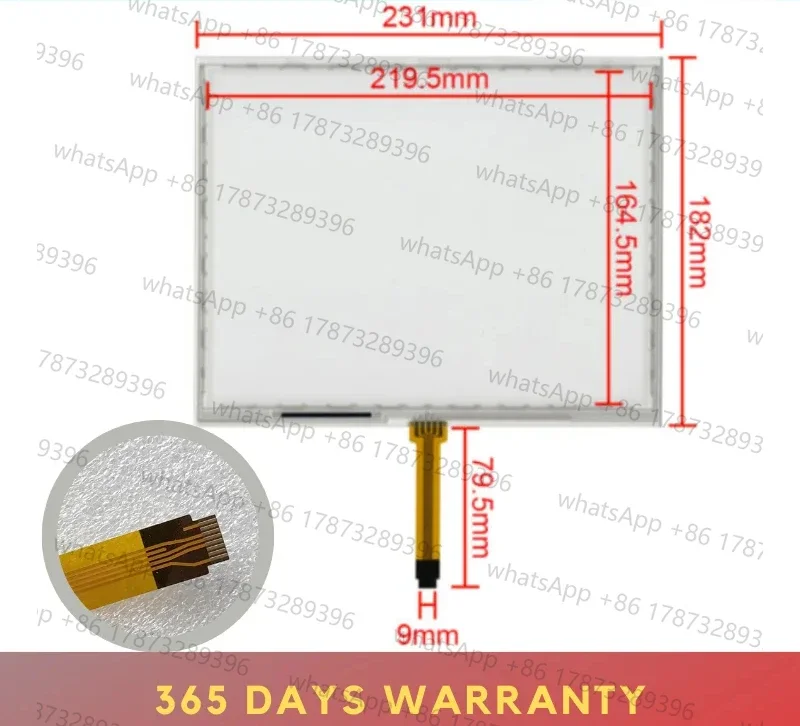 PH41209509 PH41209509-B Touch Screen Panel Glass Digitizer for PH41209509 PH41209509-B Touchscreen Touchpad