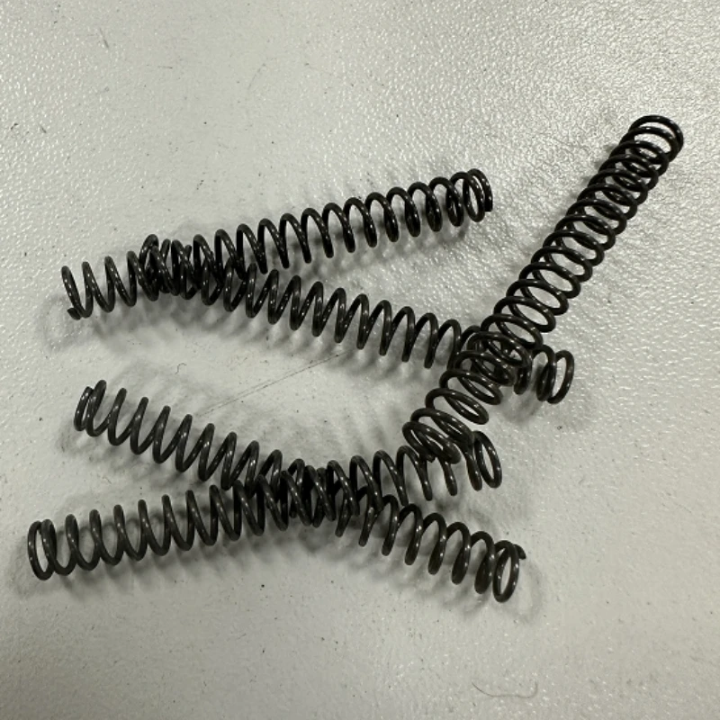 10 قطعة/الوحدة سلك ضياء 0.6 مللي متر ضغط الربيع الصلب OD 3 مللي متر-15 مللي متر طول 50/60/70/80/90/100 مللي متر نوابض الضغط الصغيرة #4