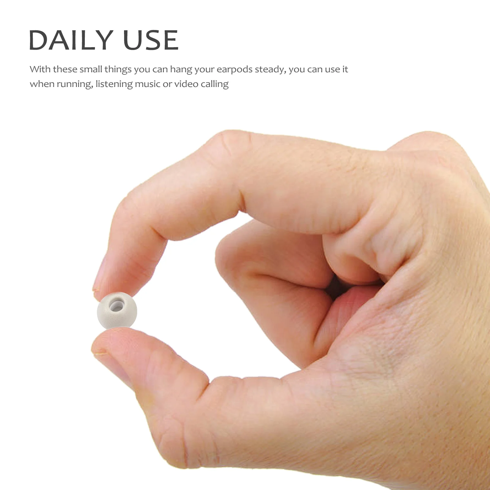 

Memory Foam Earplugs Replacement For Comfortable Noise Reducing Earbuds Tips Sweatproof Running Gym Use