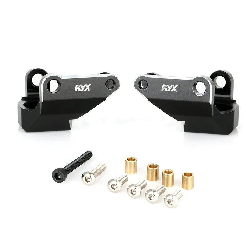 

KYX Racing Aluminum Front Axle Steering Knuckle Upgrades Parts Accessories for 1/10 RC Crawler Car Axial SCX10 PRO SCX10 III