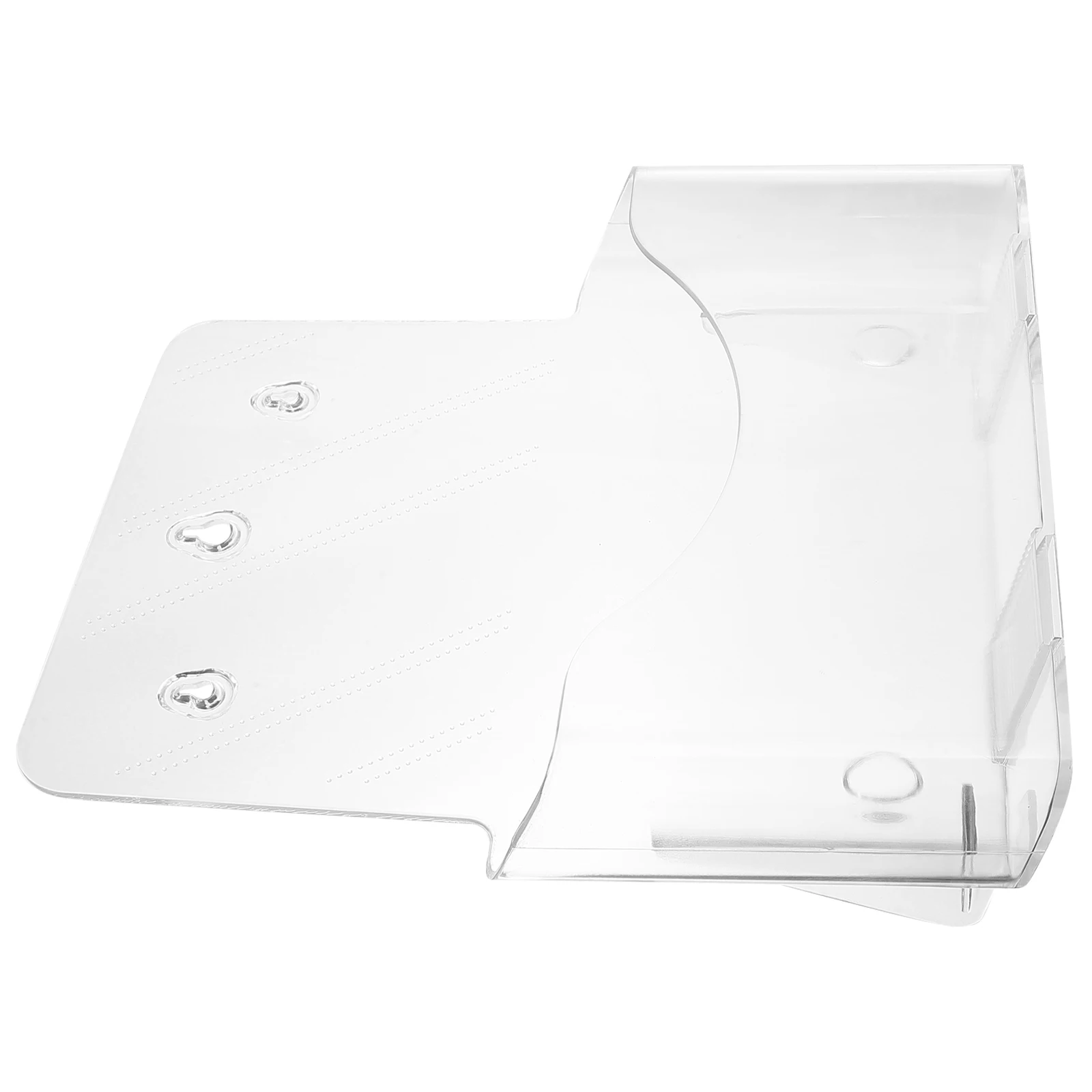 

A4 File Transparent Acrylic Desktop Organizer Rack Wall Mount Brochures Vertical Literature Display Manager For Office Study