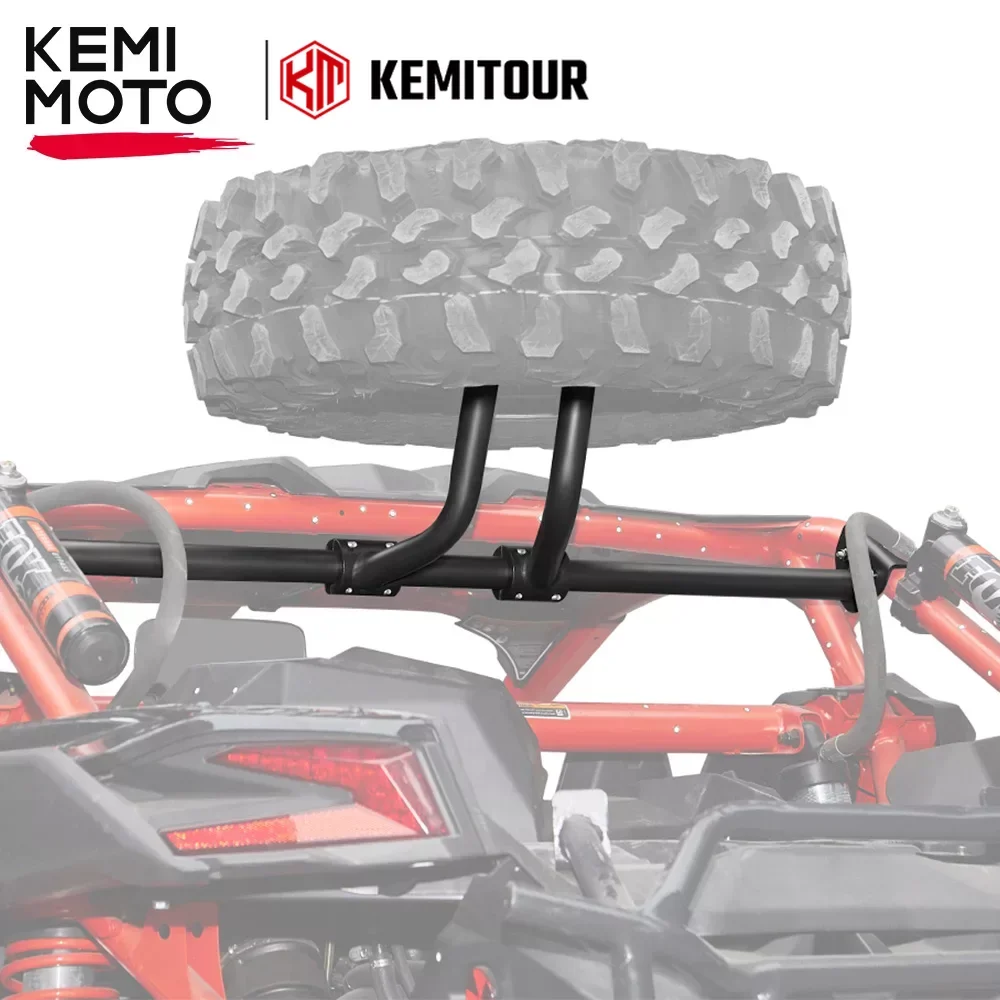 

KEMIMOTO X3 UTV Spare Tire Carrier Holder Mount For Can am Maverick X3 MAX 2/4 Doors 2017-2024 R RR 4x4 XRC XDS XMR Turbo DPS