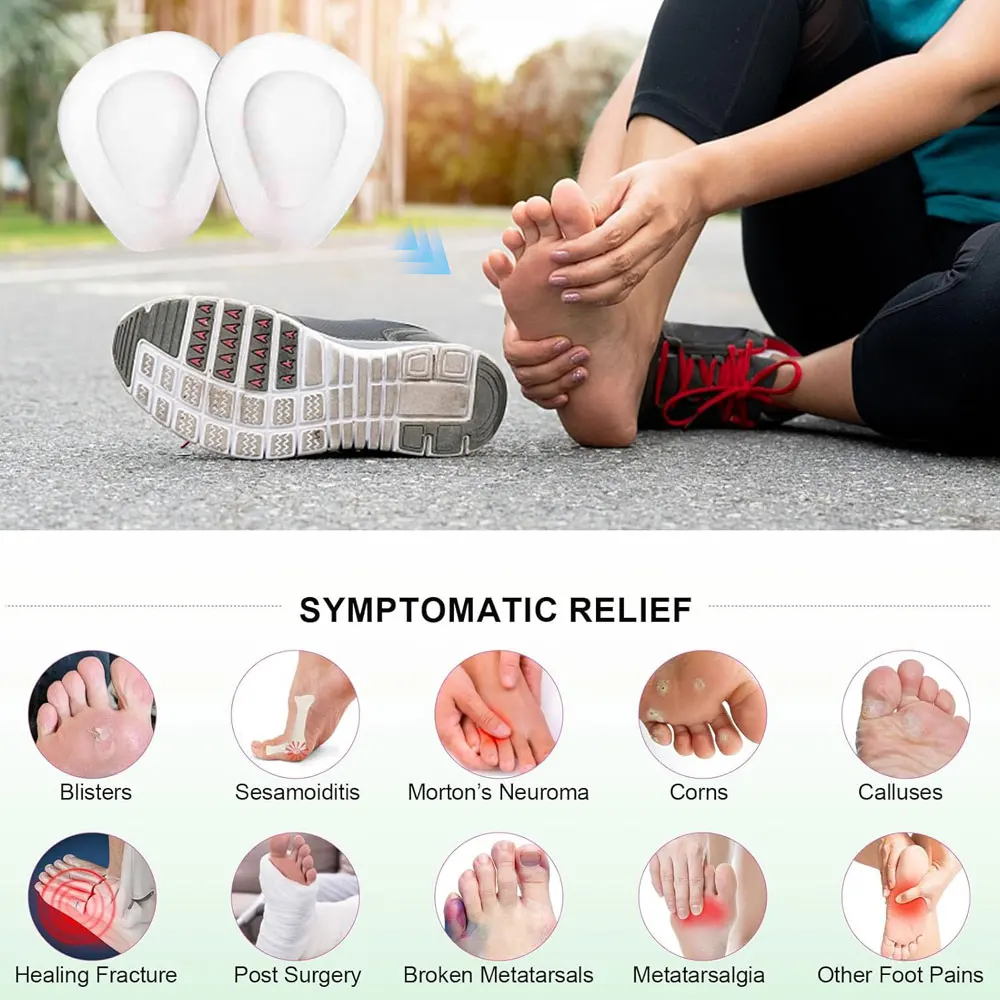 Heart de Pieds Transparents pour Homme et Femme, Réutilisables, Lavables, Non-ald, Multifonctionnels, Soins de Santé, 2 Pièces