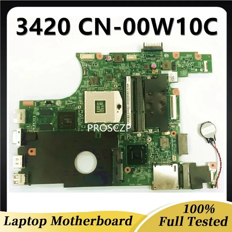 CN-00W10C 00 w10c 00 w10c für dell v3420 3420 v2420 2420 laptop motherboard slj8f hm75 N13M-GS-A2 gt620 ddr3 100% voll funktioniert gut