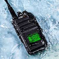 KSUN P88 12W Hide Screen IP67 IPX8 Waterproof Walkie Talkie Mobile Handheld VHF Ship Boat Marine Transceiver Two Way Radio