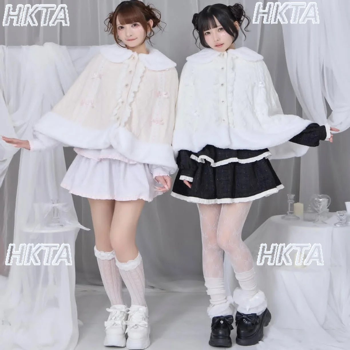 

Милый свитер в стиле Лолиты в японском стиле, пальто, шаль для женщин и девочек, мягкий кукольный воротник с бантом, вязаные свитера, накидка, куртка для девочек