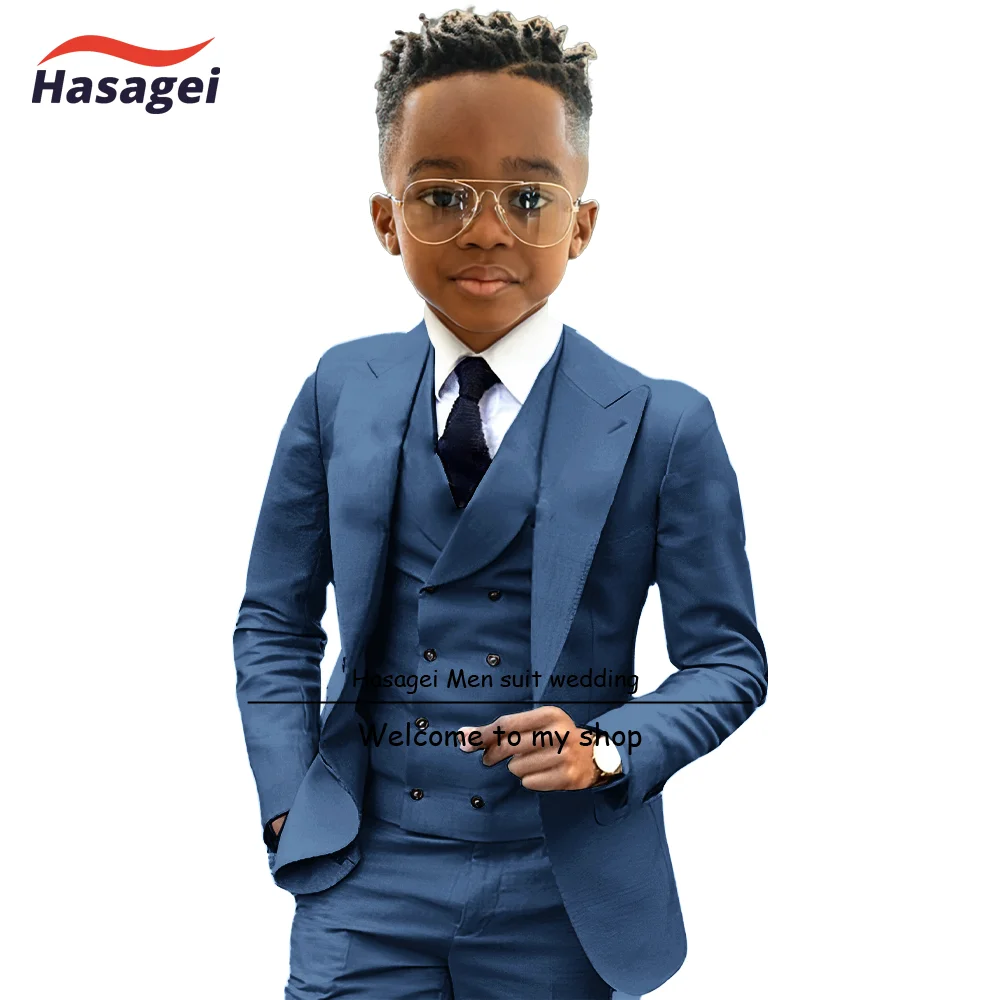 Blazer et pantalon trempés de documents menthe pour enfants, ensemble de 3 pièces en glaçage, smoking pour garçons de 2 à 16 ans, blazer de festival