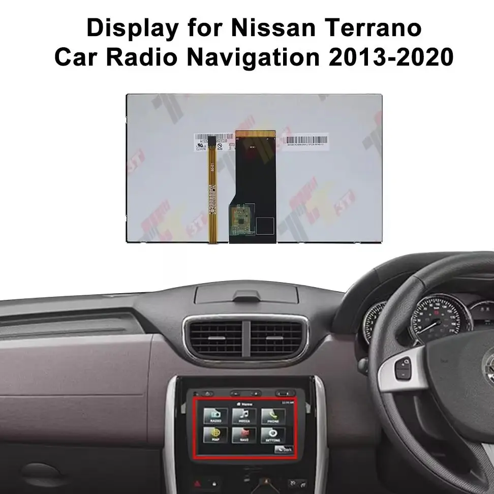 LCD Display for Nissan Radio Navigation NV300 NV400 Terrano Mitsubishi Express - Touch Screen Multimedia System