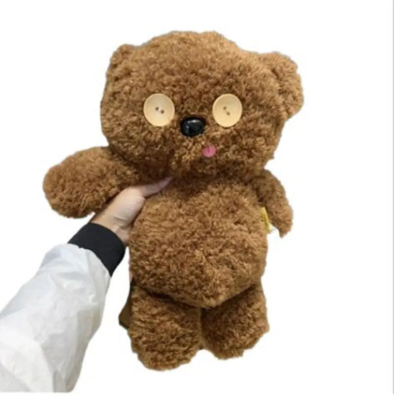 Fahion Bear Plush Backpack For Kids Girls Gift Cartoon Cute Bear Plush Stuffed Bag To School/Travel