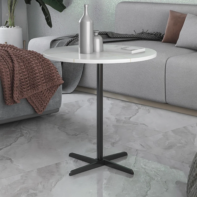 A few side tables by the sofa, a light luxury rock board living room, a small coffee table, a corner table, a bedside cabinet