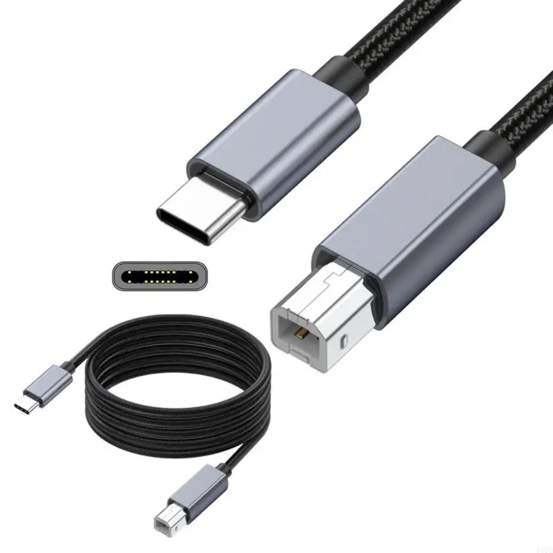 D57D USB C To Cable, Printer Connection TypeC To USB Cord For PC Laptop