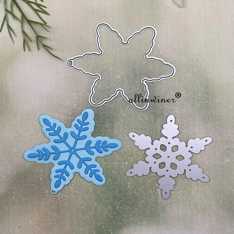 Snowflake background decoration Metal Cutting Dies Stencils Die Cut for DIY Scrapbooking Album Paper Card Embossing