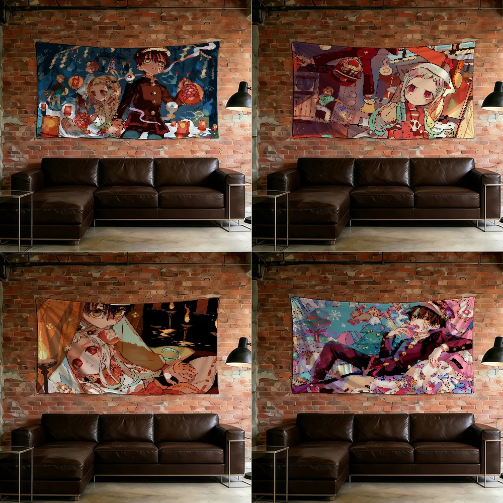 T-Toilet-bound Hanako-kun Anime flag For Room Dorm Camping Picnic Art Style Garage Bar wall Decoration Banner