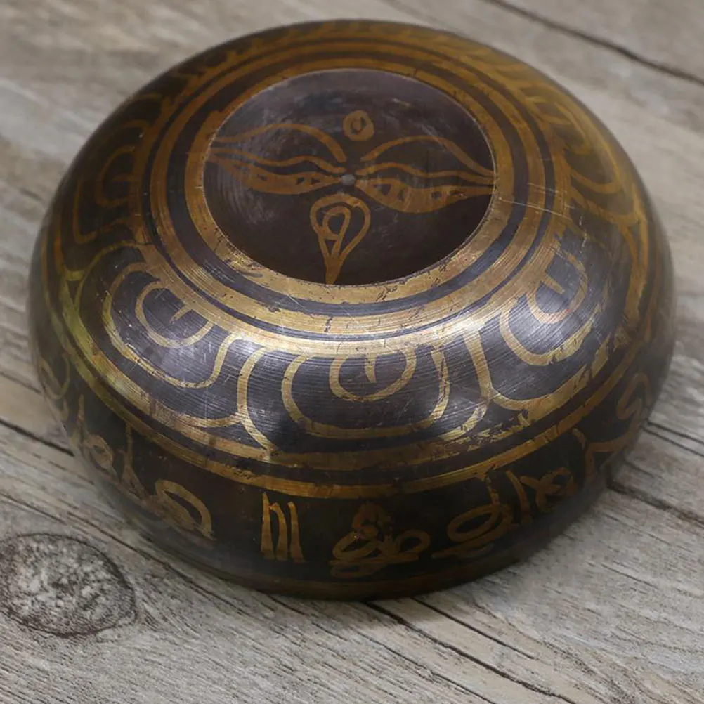 

Music Bowl Meditation Singing Bowls Tibetan Copper Accessories Portable Buddha