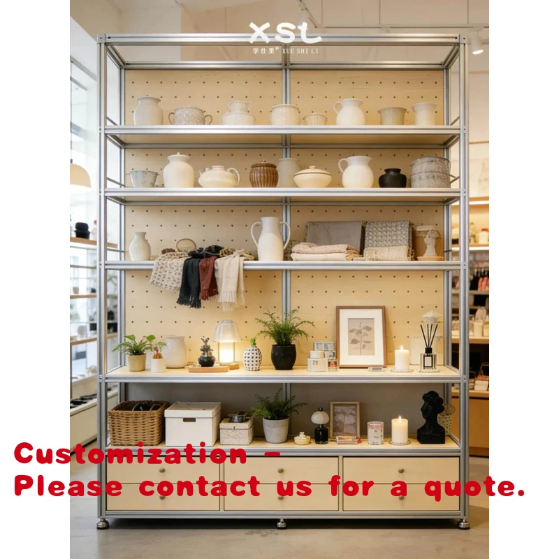 

Customize.Modern Simple Aluminum Multi-layer Commercial Display Storage Cabinet Drawers Lock-Made China Marine Board Mercha