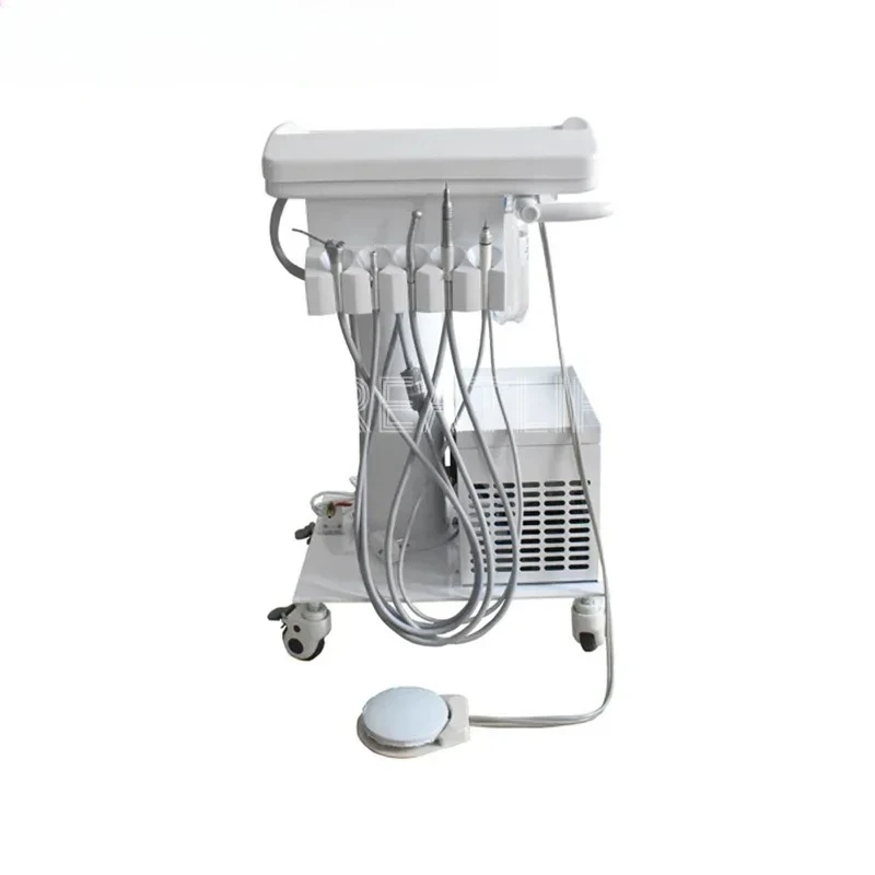 MX EU US RU UK IN Stock GreatLife Dent 550W Mobile Portable       Turbine Unit 2/4Hole+Silent Oil Free Air Compressor+Handpiece