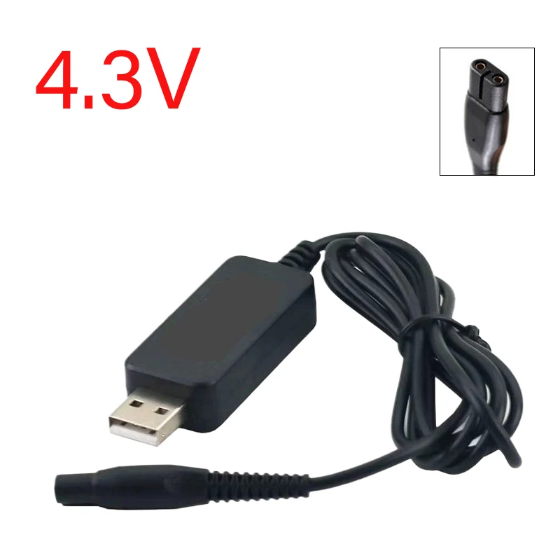 

For Philips Shaver A00390 One Blade QP2520 QG3340 Charger Cord Adapter USB Plug Charging RQ310 RQ311 4.3V USB Charging Cable