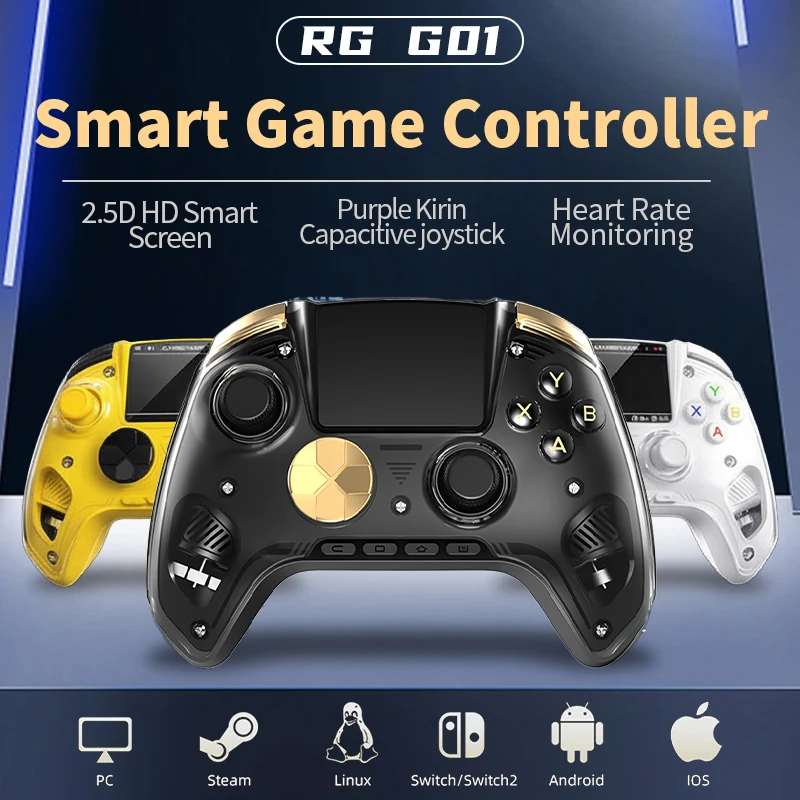 control-inalambrico-anbernic-rg-g01-con-pantalla-ips-25d-y-palancas-hall-para-pc-steam-linux-switch-switch2-android-ios-consola-de-juegos-portatil