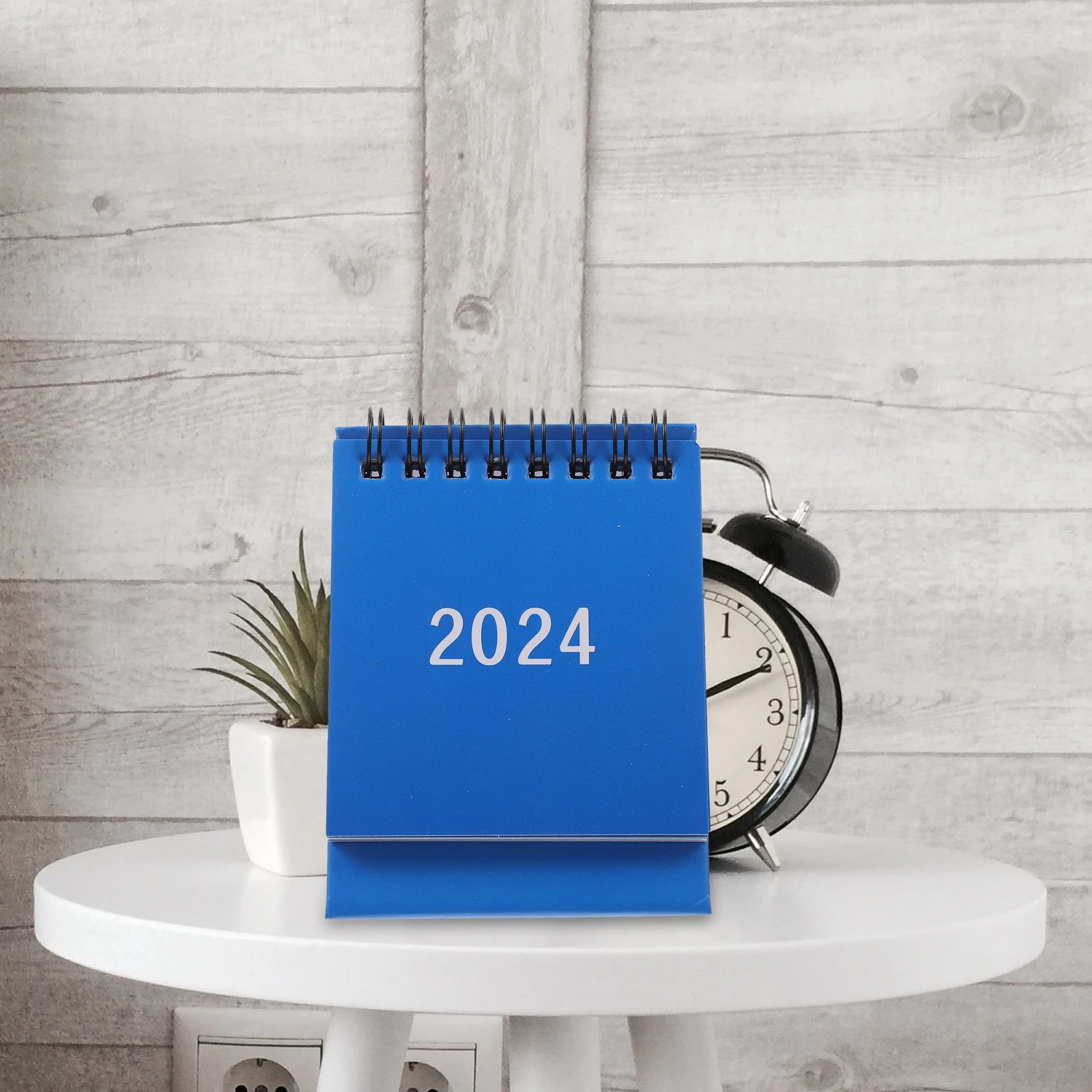 

Mini Desk 2024 Simple Planner Mor i White 2023.9 2024.12 Flip Schedule Desktop Mini Calendar Gifts Students Office