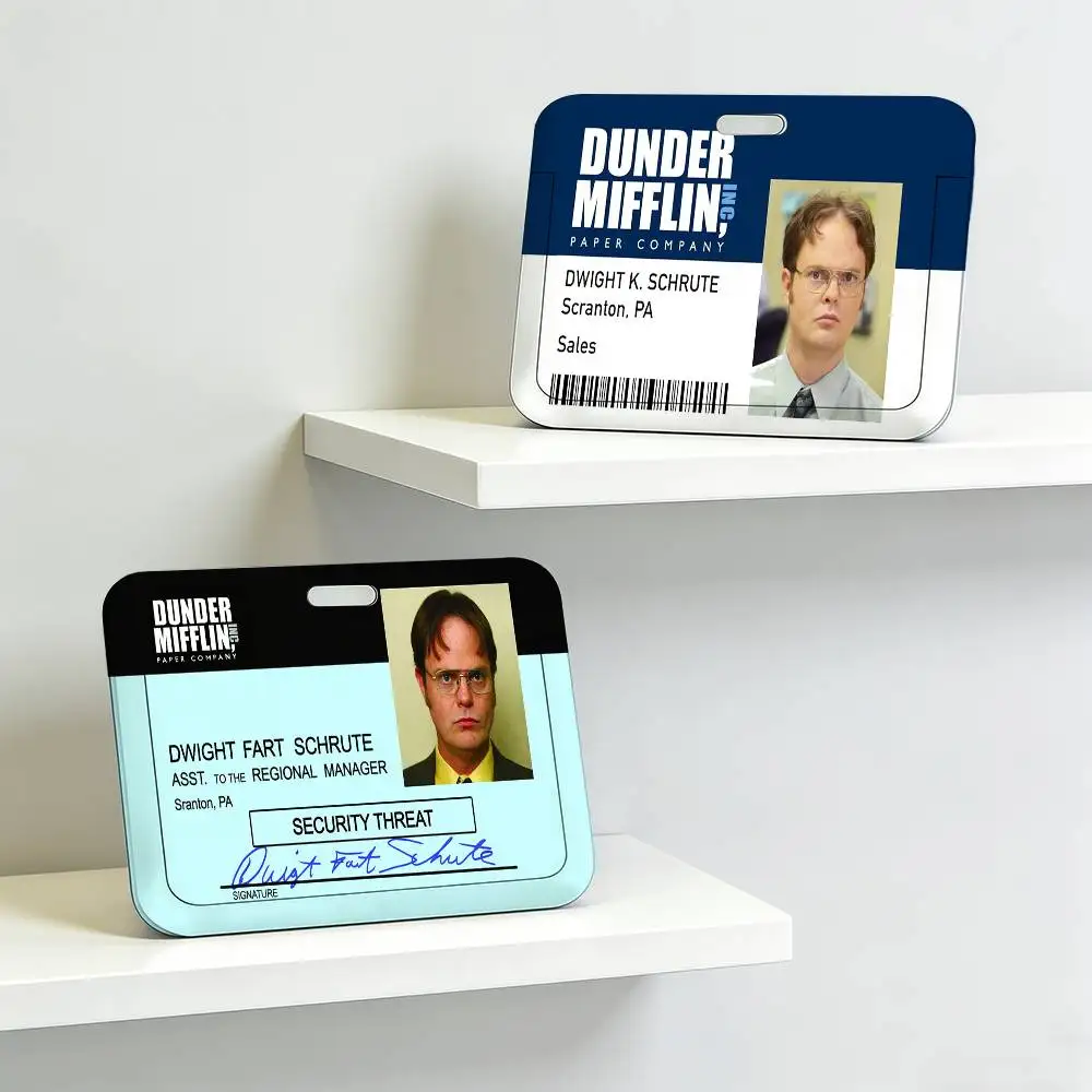 Funny T-the O-offices ID Holder Neck Strap Pendant Door Card Holders Lanyards Girls Lanyard Credential Holder
