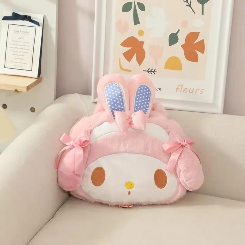 Hot Kawaii Melody Biiano Lamb Pillow Blanket Blanket Bag Car Portable Bag Casual Blanket Cover Blanket Sofa Blanket Cute Gifts