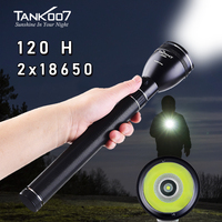 TANK007 A602L High Power Police Long Range Flashlight USA LED Light USB 18650 Rechargeable Powerful Torchlight 3 Modes