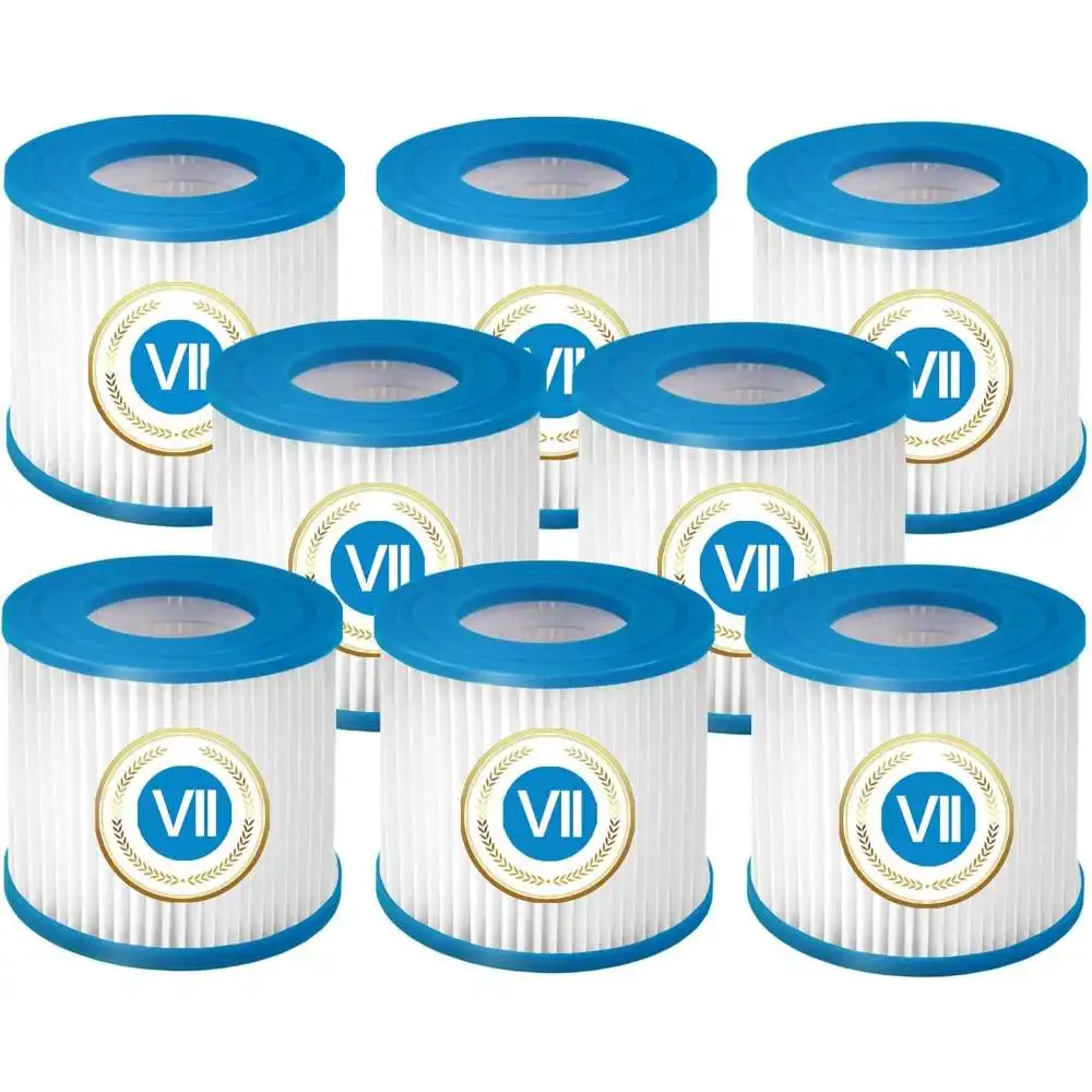 Cartucho de Filtro para Piscina Tipo VII Compatible con Intex Tipo D 530GPH 58283E y Bestway 58385E, Compatible con SFS-350/600, RP-350/400/600, RX-600