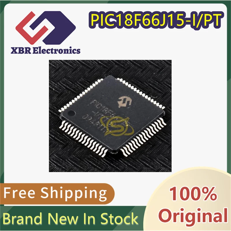 

(3/30 pieces) PIC18F66J15-I/PT PIC18F66J15 Microcontroller QFP-64 Brand New Genuine Authentic In Stock