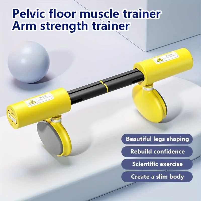 2 in 1 Pelvic Floor Thigh Trainer Arm Strength Workout Equipment Leg Shaping Exercise Device Postpartum Rehabilitation Home Gear