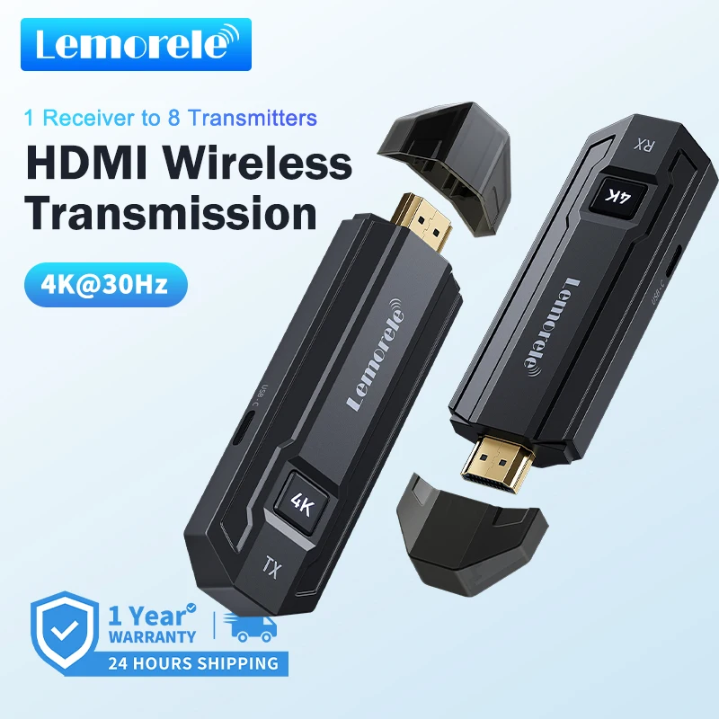 �y�Z�[�����zLemorele 4K ���C�����X HDMI �g�����X�~�b�^�[����у��V�[�o�[ �L�b�g HDMI �G�N�X�e���_�[���烂�j�^�[ �v���W�F�N�^�[ HDTV PC �J���� ���b�v�g�b�v Xbox Live