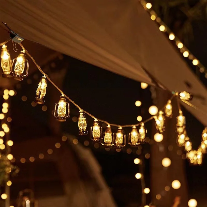 Querosene Garrafa String Lights para Decorações do quarto, USB Pátio Luz, Bateria de férias, Interior Luzes LED, 2024, Y2K, 273