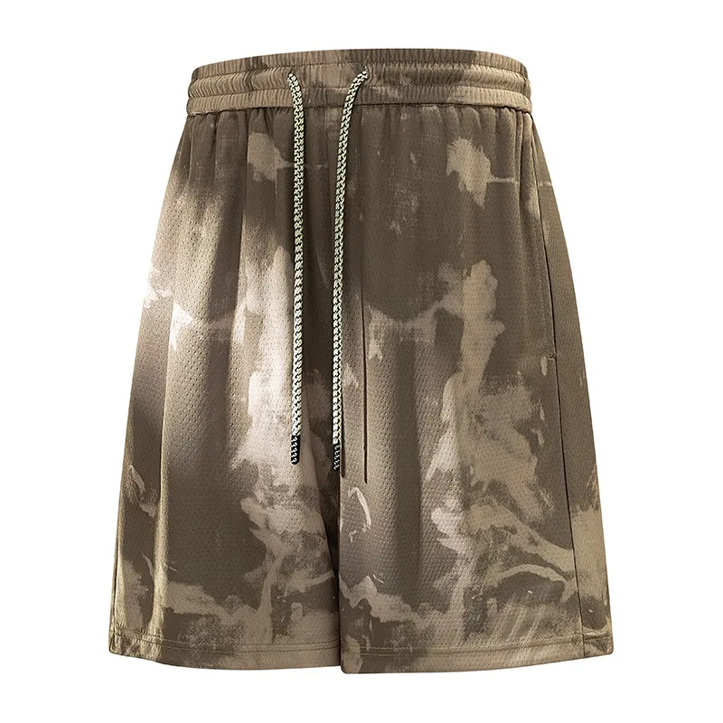 

Plus Size Men Sports Shorts Summer Trendy Loose Breathable Four Points Casual Shorts