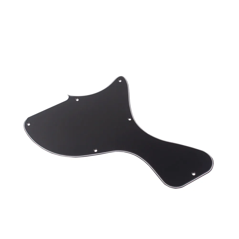 3 Ply Guitar Pickguard Scratch Plate Black Professional DIY Replacement Guitar Bass Parts Environmental Celluloid Scratch Plate
