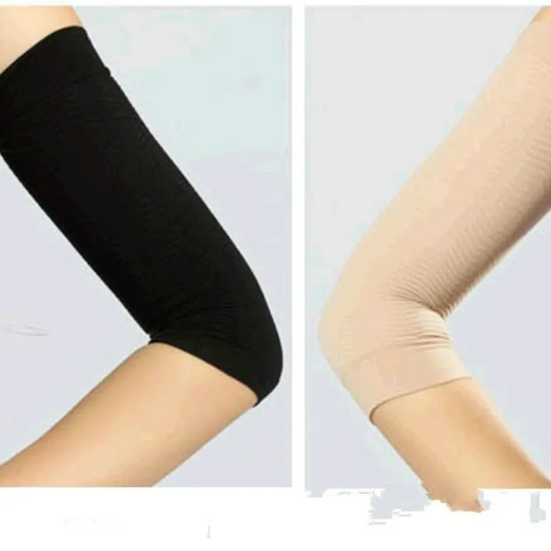 1pair Women Shaper Arm Sleeve Weight Loss Thin Legs Calf Thin Arm Calorie Off Fat  Slimmer Wrap Belt Wrist Pressure Set