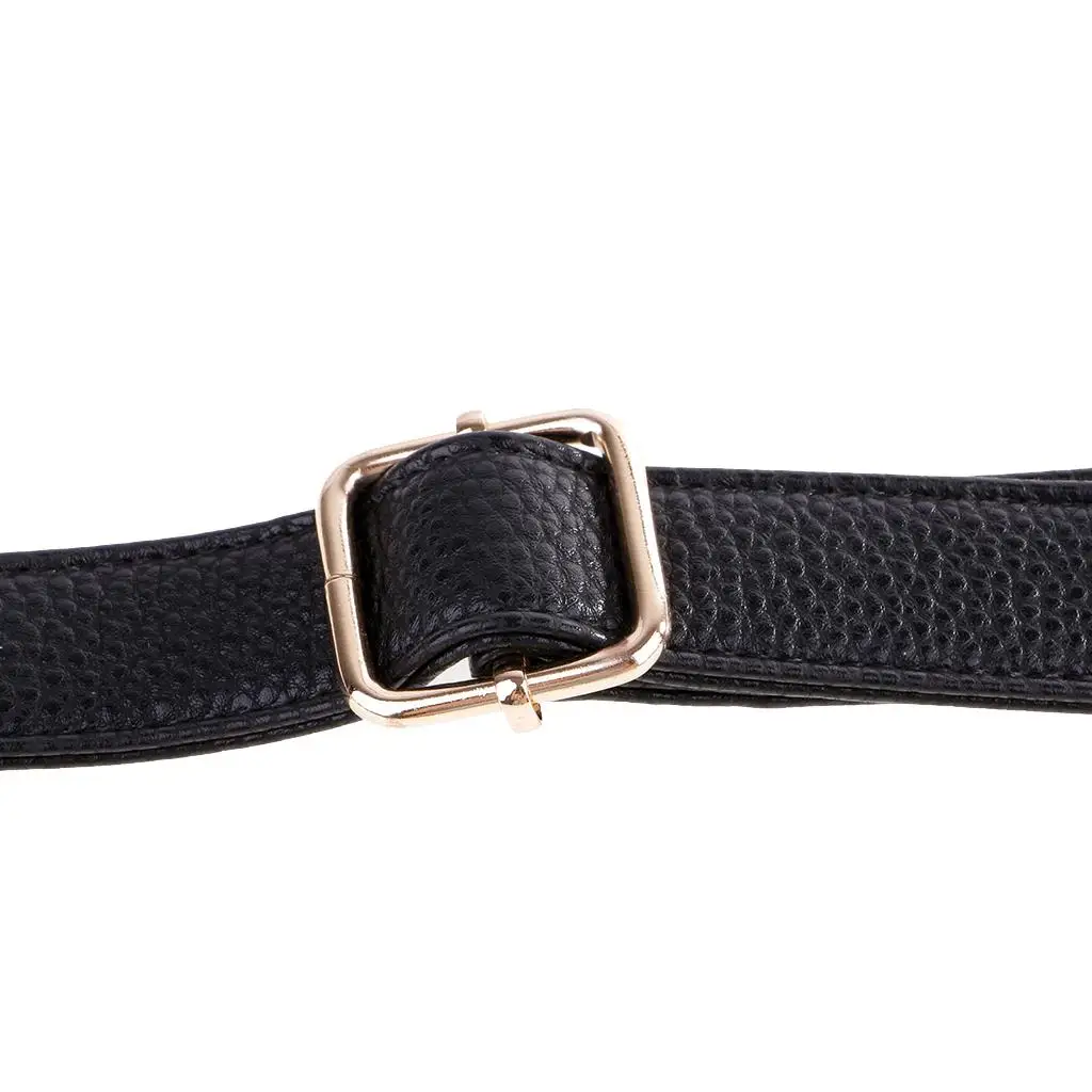 Adjustable Shoulder Bag Strap PU Leather Bag Strap Replacement Sturdy Thick Strap DIY Purse Making for Shoulder Crossbody Bag