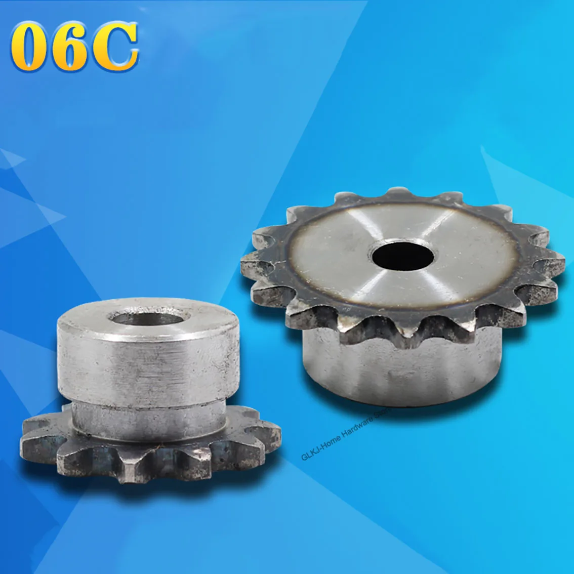 

1Pcs 3 Points 35B Sprocket 10-25 Tooth 06C Chain Gear 45# Steel Process Hole 10mm Industrial Transmission Sprocket Wheel