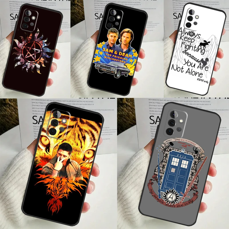 Supernatural TV Case For Samsung Galaxy A55 A35 A25 A15 A51 A71 A12 A32 A52 A13 A33 A53 A14 A34 A54 Coque