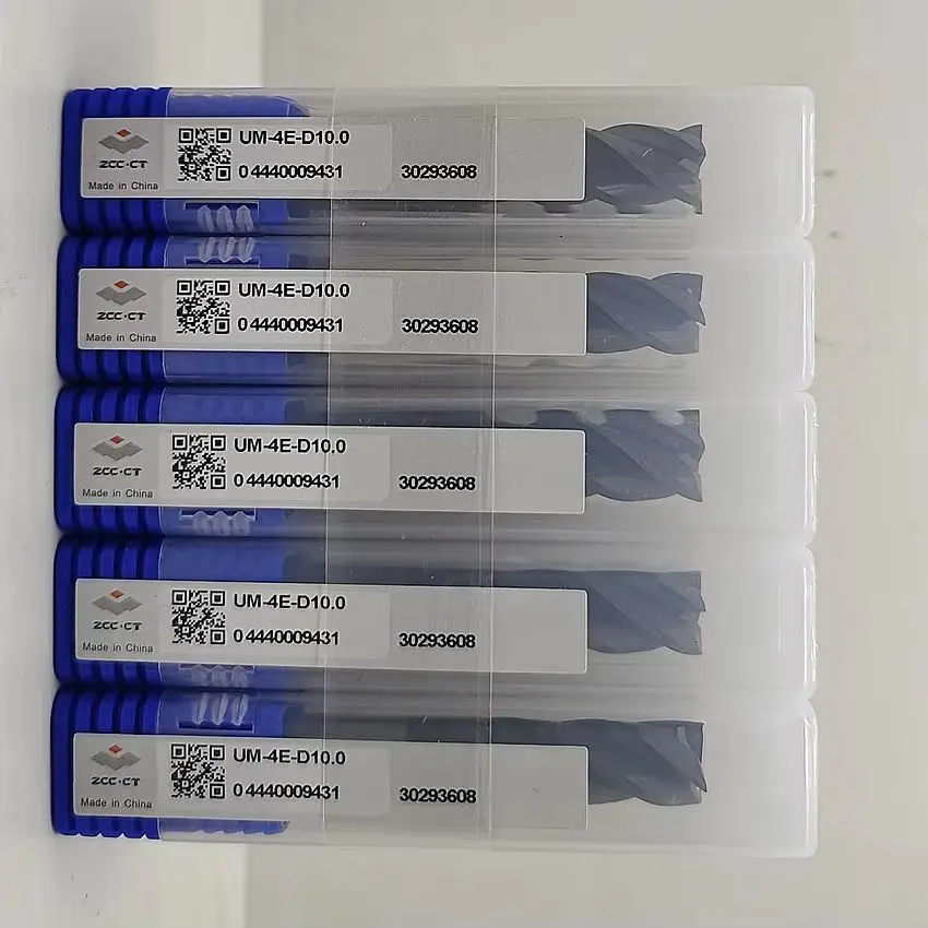 

UM-4E-D8.0/UM-4E-D10.0/UM-4E-D12.0/UM-4E-D14.0/UM-4E-D16.0/UM-4E-D18.0/UM-4E-D20.0 ZCC.CT CNC 4-edge Flat end mills 4T End Mills