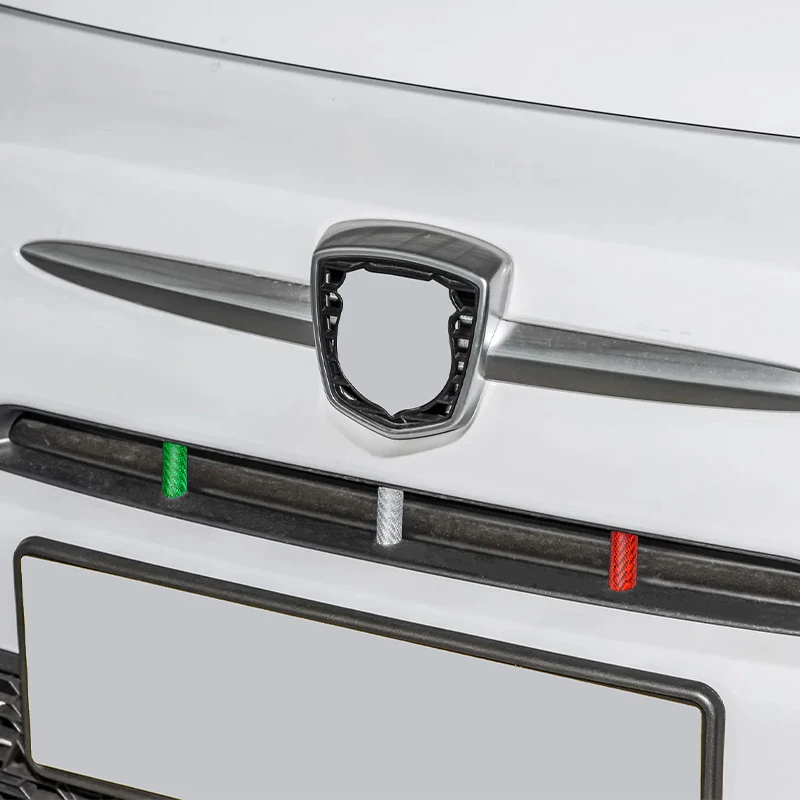 

For Fiat Abarth 595 695 2017 2018 2019 2020 2021 2022 2023 Exterior Accessories Carbon Fiber Car Grille Modification Sticker