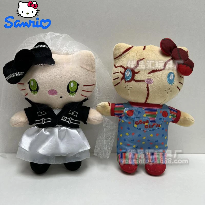 

Sanrio Hello Kitty Chucky Zombie Bear Limited Edition Halloween Doll Knapsack Mobile Phone Bag Coin Purse Plush Pendant Gifts