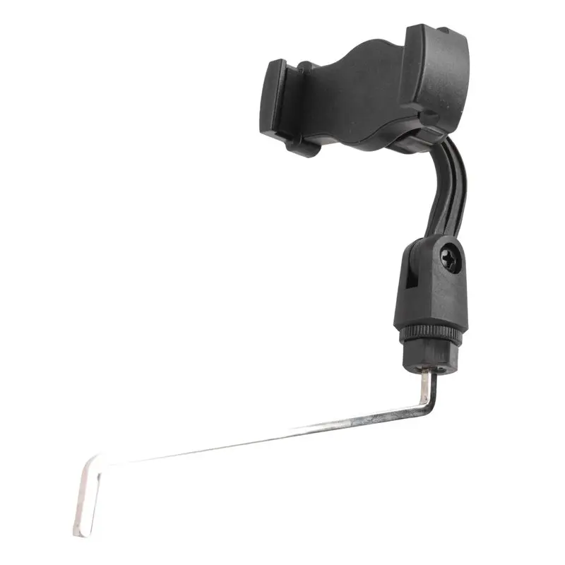 ABJM-Portable Saxophone Phone Stand With Music Clip For Alto Sax Trumpet Mobile Phone Holder Clamp Guitar Parts