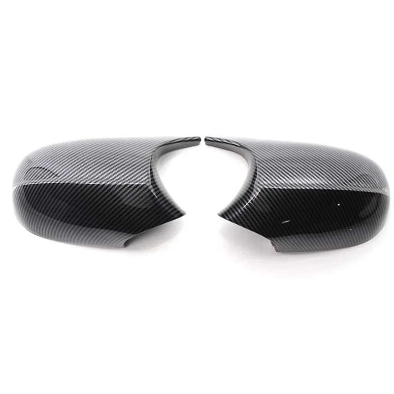 

1 Pair Car Side Mirror Case Trim For BMW 3 Series E90 E91 E92 2008-2013 51167205292 Carbon Fiber Pattern